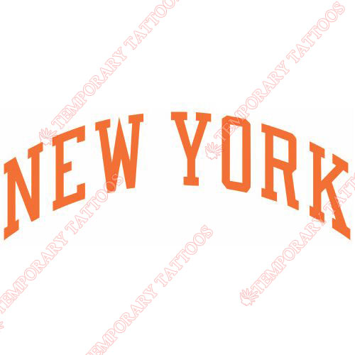 New York Knicks Customize Temporary Tattoos Stickers NO.1115
